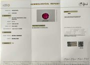 4.77/CT Natural Ruby Stone with Govt. Lab Certificate-16839S209426